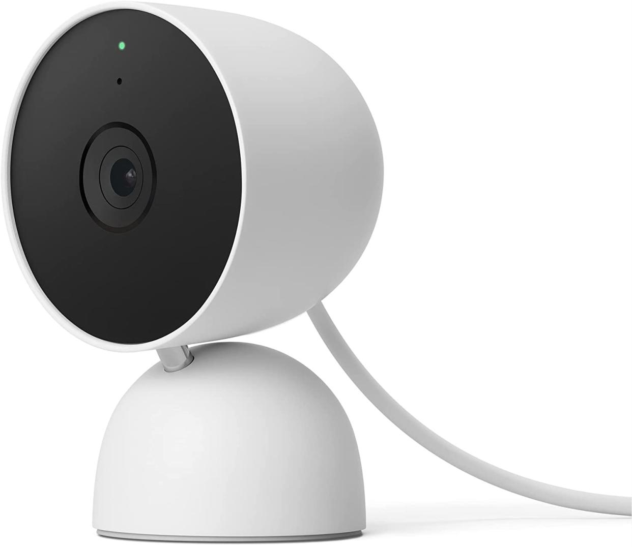 Google Nest Cam (Indoor, Wired) for garage door security