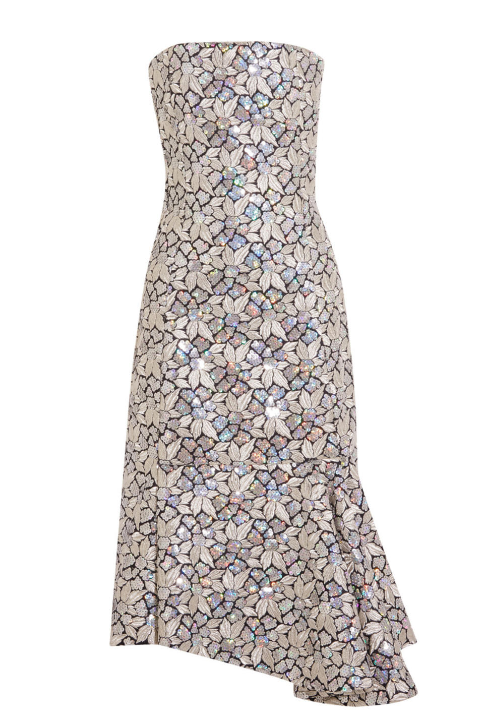 <p>Balenciaga Embellished Embroidered Cotton- Canvas Dress, $12,500; <a rel="nofollow noopener" href="https://www.net-a-porter.com/us/en/product/768999/balenciaga/embellished-embroidered-cotton-canvas-dress" target="_blank" data-ylk="slk:net-a-porter.com;elm:context_link;itc:0;sec:content-canvas" class="link ">net-a-porter.com</a></p>