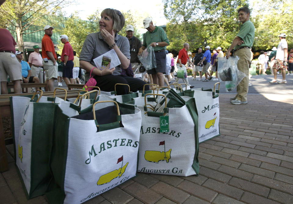 This is the minimum necessary to purchase for Masters shoppers. (Hans Deryk/Reuters)