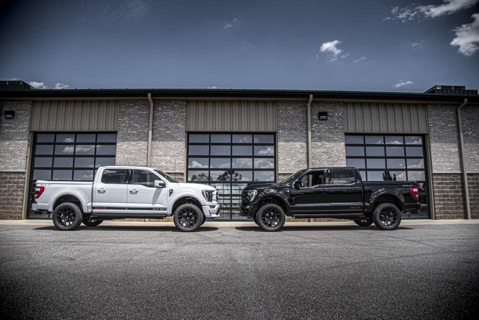 A powerful Carroll Shelby Centennial Edition 2023 Ford F-150, created for off-road enthusiasts by Shelby American in honor of designer (and race car driver) Carroll Shelby, was revealed Friday, June 2, 2023 during the Carlisle Ford Nationals in Pennsylvania. Only 100 will be built.