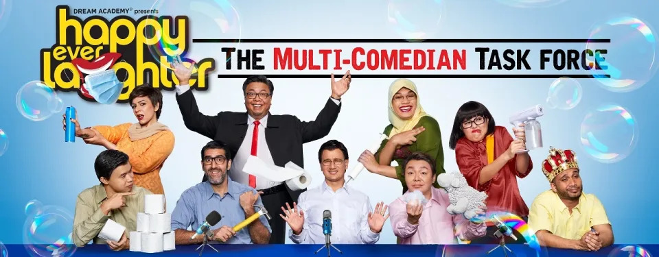 Happy Ever Laughter: The Multi-Comedian Task Force (Image: Dream Academy) 