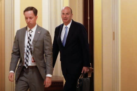 U.S. Ambassador to the European Union Gordon Sondland arrives on Captiol Hill