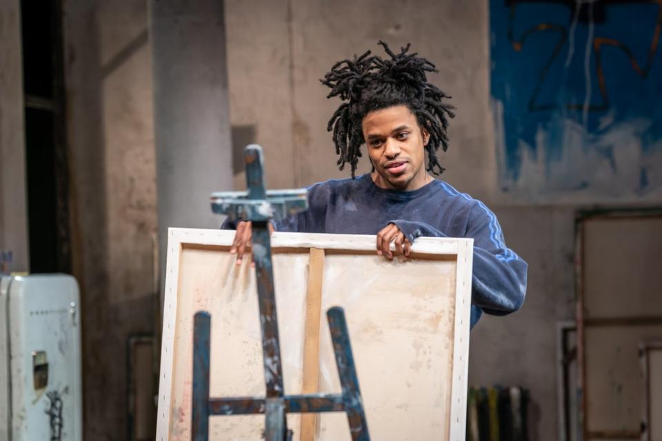 Jeremy Pope as Jean-Michel Basquiat (Marc Brenner)