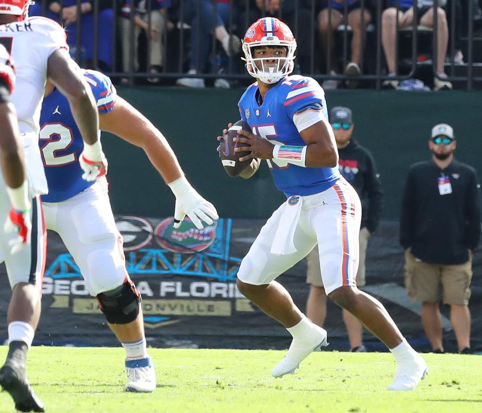 After Emory Jones suffered an ankle injury this week at practice, Anthony Richardson may get the start at quarterback for the Gators against Florida State.