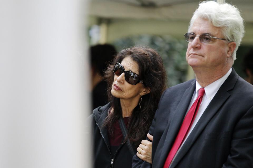 Image: Diane and John Foley, the parents of journalist James Foley (CHARLY TRIBALLEAU / AFP - Getty Images, file)