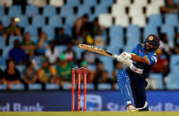 Cricket - South Africa v Sri Lanka - Fifth One Day International cricket match - SuperSport Park Stadium, Centurion, South Africa - 10/2/17 - Sri Lanka's batsman Asela Gunaratne plays a shot. REUTERS/Siphiwe Sibeko