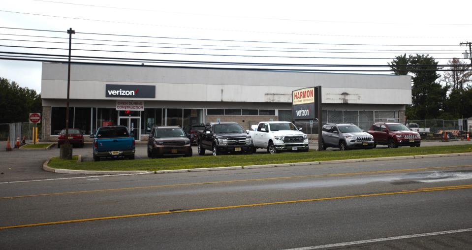 The Hampton Township Planning Board approved plans in June to convert a retail building on Route 206 north into a mixed use space for a restaurant, retail and professional office use. The building is seen on July 24, 2024 as construction gets underway.