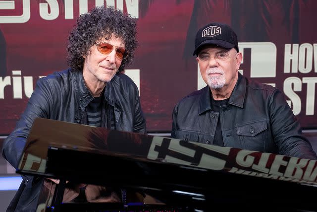 <p>Jason Koerner/Getty</p> Howard Stern with Billy Joel on SiriusXM/Howard Stern on Feb. 14, 2024 in Miami, Florida