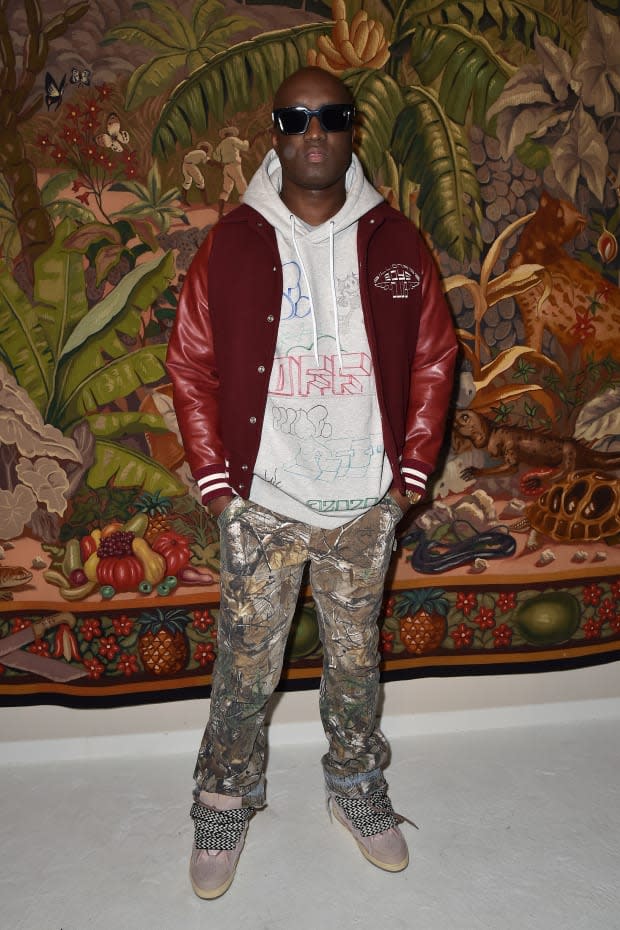 Virgil Abloh at Lanvin's Paris Fashion Week Show