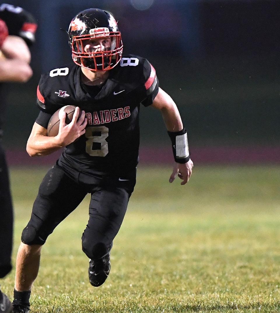 Meyersdale takes on top-seeded Northern Bedford in the District 5 Class 1A semifinals on Friday. The Red Raiders fell to the Black Panthers 43-6 in the regular season.