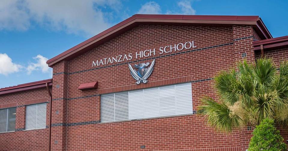 Exterior of Matanzas High School in Palm Coast, FL.