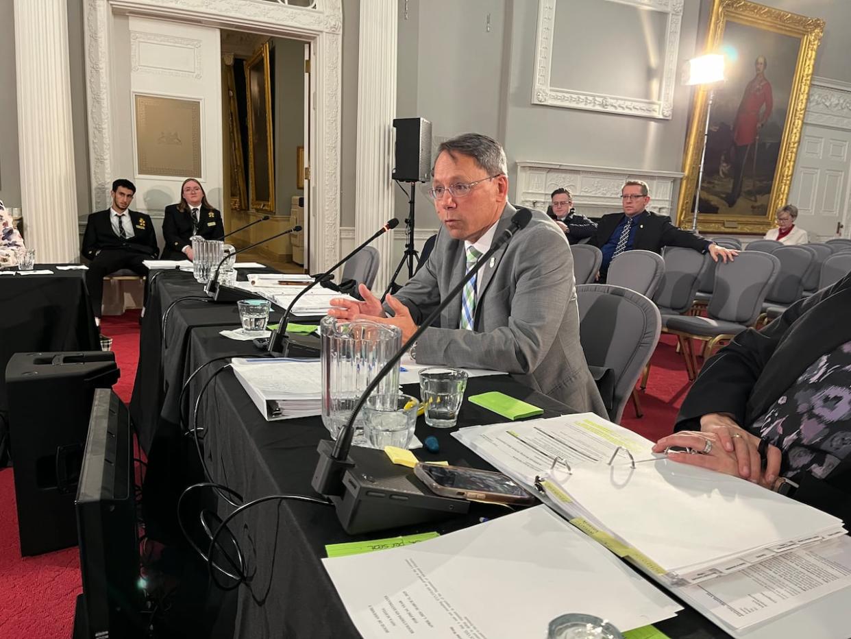 Advanced Education Minister Brian Wong says his department is working on a fair and just way to allocate the international study permit applicationss it has from the federal government. (Michael Gorman/CBC - image credit)