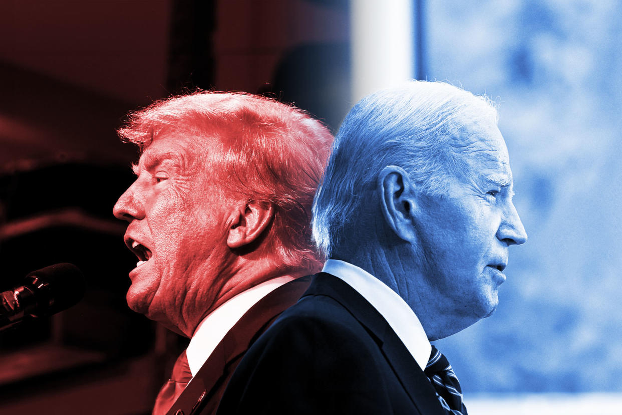 Donald Trump and Joe Biden Photo illustration by Salon/Getty Images