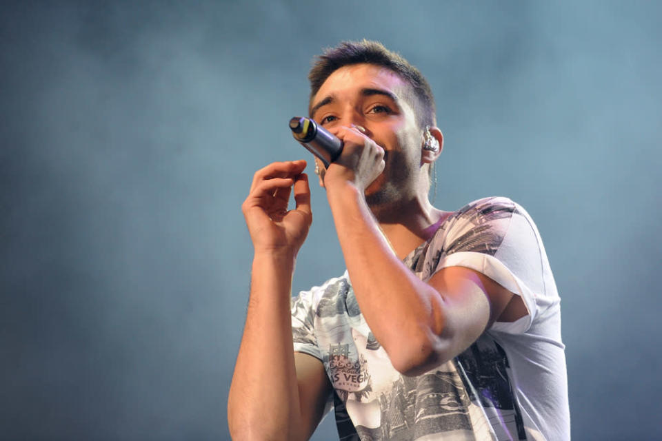 Tom Parker of The Wanted performs on stage during day two of the Fusion Festival at Cofton Park, Birmingham.(PA Images/ PA Real Life)