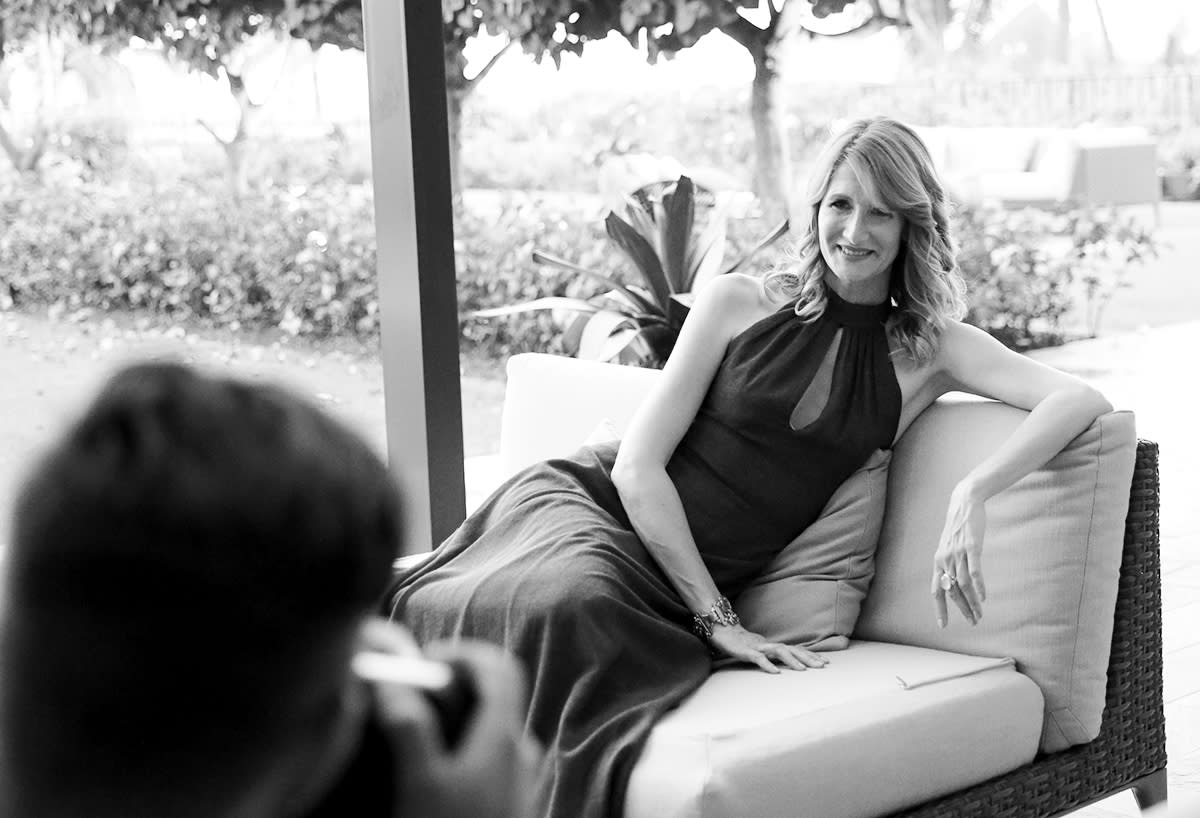 Laura Dern, recipient of the 2015 Maui Film Festival Rainmaker Award, poses for a portrait during day five of the 2015 Maui Film Festival at Four Seasons Maui on June 7, 2015 in Wailea, Hawaii. (Photo: Getty Images)