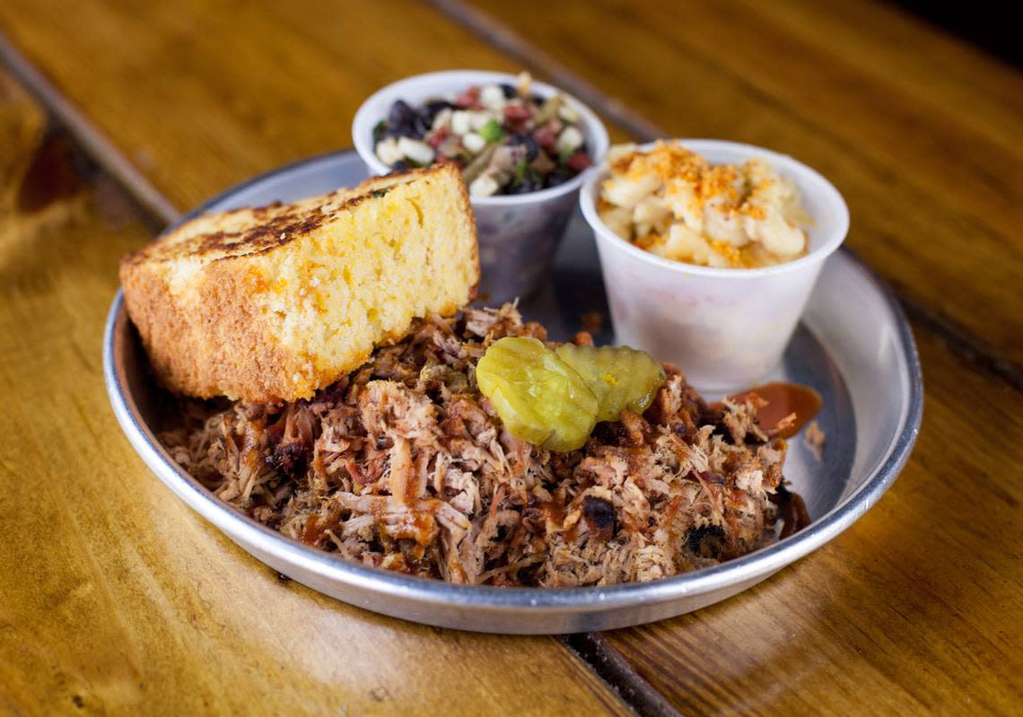 The pulled pork at Edley’s Bar-B-Que, which began in Nashville. Nathan Zucker