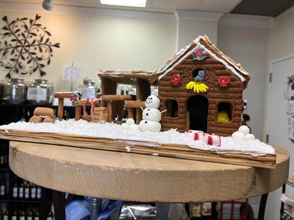 Christmas on the Farm by Marissa R. was ‘Top Finisher Youth-Teen’ in the Town of Cary’s 2023 Gingerbread House Competition.