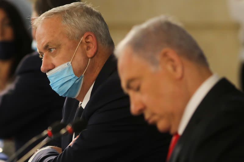 FILE PHOTO: Israeli Prime Minister Netanyahu convenes weekly cabinet meeting in Jerusalem