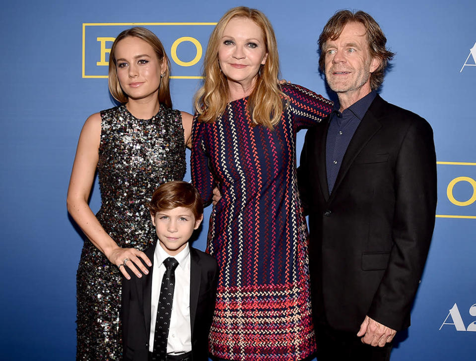 <p><i>Room</i> stars Larson, Tremblay, Allen, and William H. Macy attended the Los Angeles premiere on October 13, 2015. Larson <a href="https://www.yahoo.com/movies/room-featurette-focuses-brie-larsons-performance-050016521.html" data-ylk="slk:has said;elm:context_link;itc:0;sec:content-canvas;outcm:mb_qualified_link;_E:mb_qualified_link;ct:story;" class="link  yahoo-link">has said </a>that making the film taught her “a lot about the strength of women and how ferocious the love of a mother is.” (Photo: Kevin Winter/Getty Images)</p>