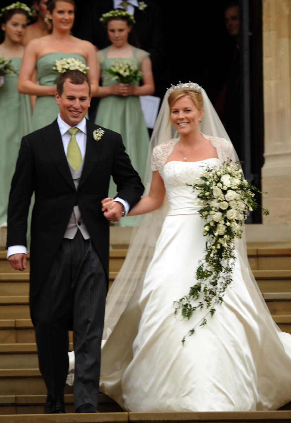 Peter Phillips marries Autumn Kelly at St. George's Chapel on May 17, 2008 in Windsor, England.  