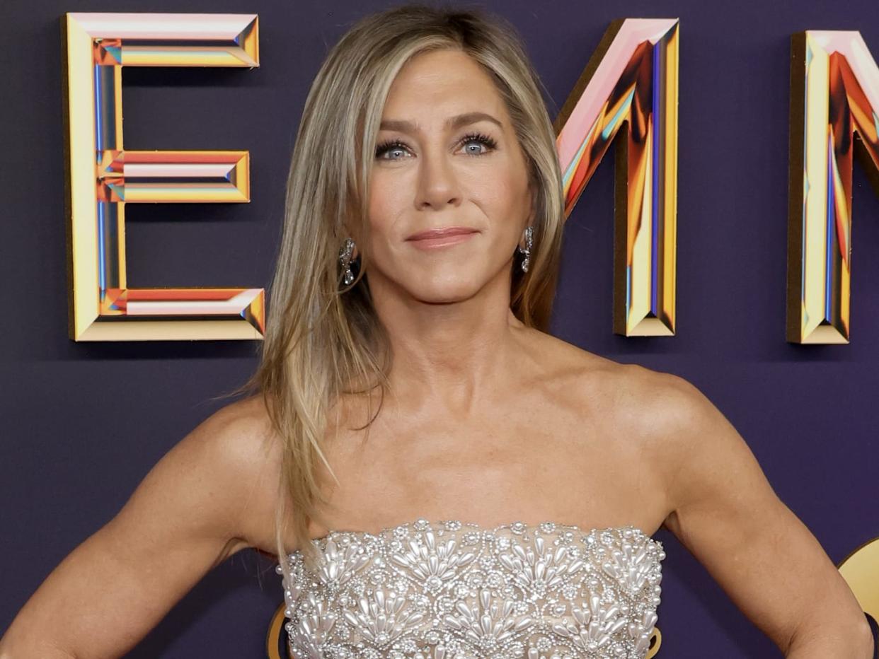 LOS ANGELES, CALIFORNIA - SEPTEMBER 15: Jennifer Aniston attends the 76th Primetime Emmy Awards at Peacock Theater on September 15, 2024 in Los Angeles, California. (Photo by Frazer Harrison/Getty Images)