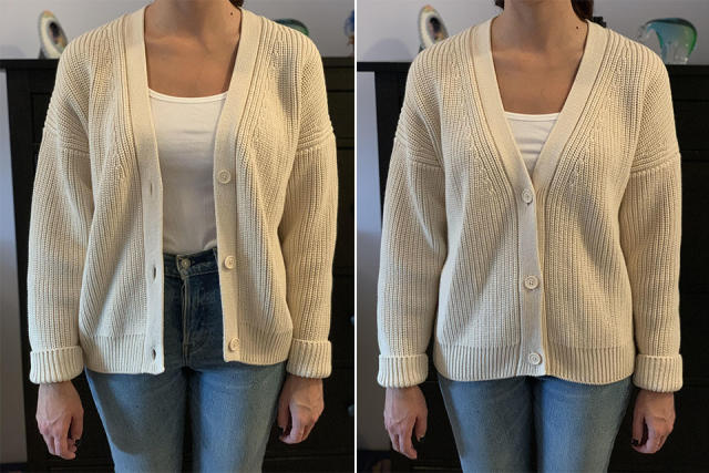 The Shelter Cotton Cardigan: How to Style this Chunky Knit Cardigan