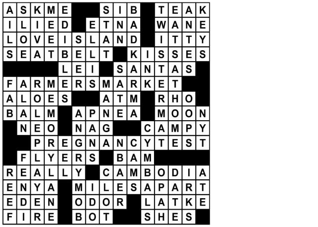 LA Times Crossword: Jan. 6, 2024, Crosswords