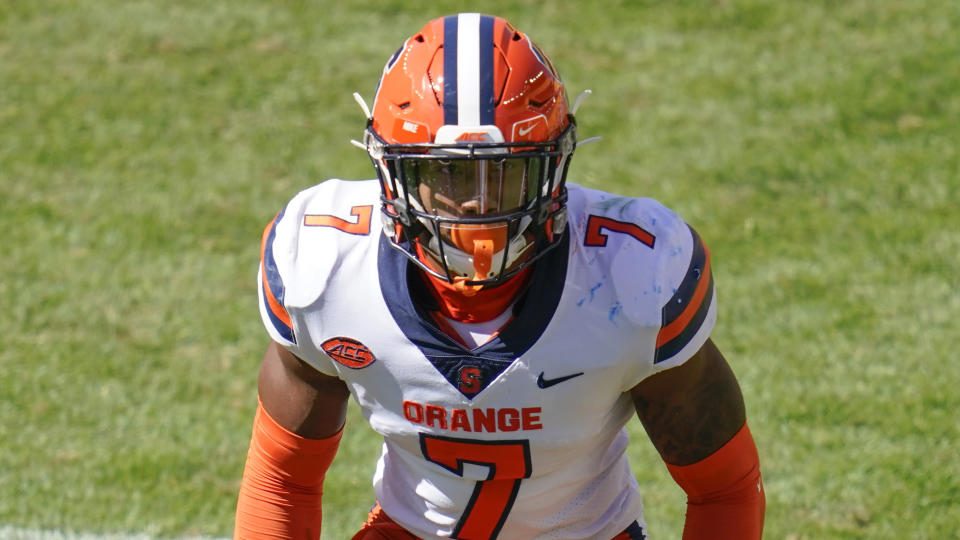 Syracuse safety Andre Cisco is one of the best ballhawks in the country. (AP Photo/Keith Srakocic)