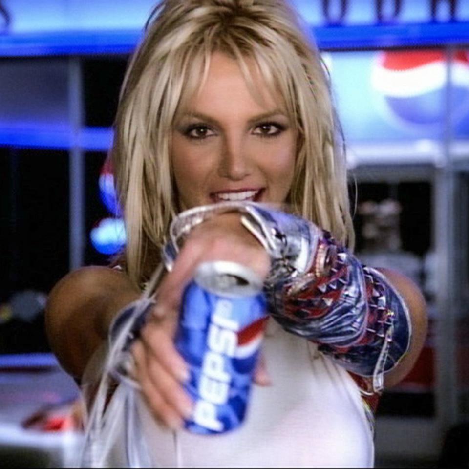 <p>Pepsi</p> Pepsi celebrates its 125th anniversary by remastering commercials from years past that feature Britney Spears, Madonna, Tina Turner and more.