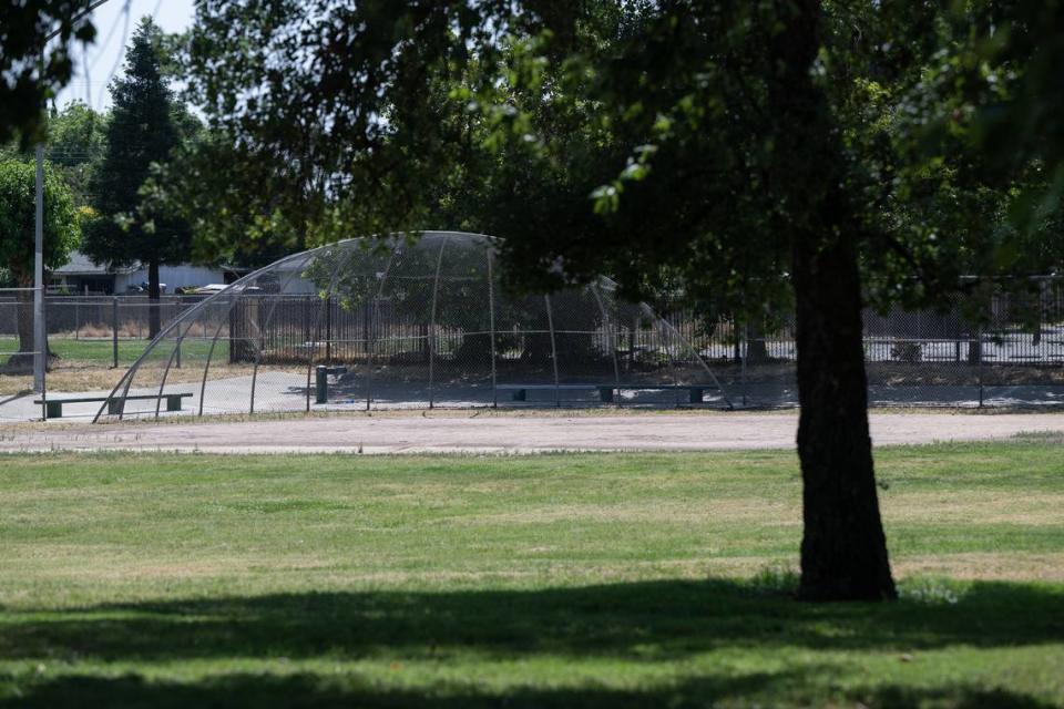 Baseball field at Marshall Park in Modesto, Calif., Thursday, June 1, 2023.