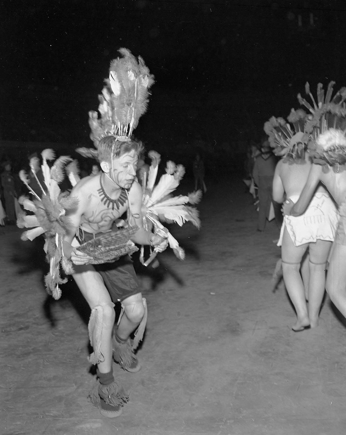 May 10, 1952: “More than 7,000 Scouts gave their best at Will Rogers Memorial Coliseum for the 14th annual Boy Scout Circus. Richard Laboon, center, is from Post 2016. Fort Worth Star-Telegram archive/UT Arlington Special Collections