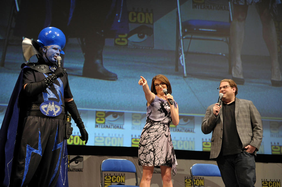 2010 Comic Con Panel Megamind Will Ferrell Tina Fey Jonah Hill