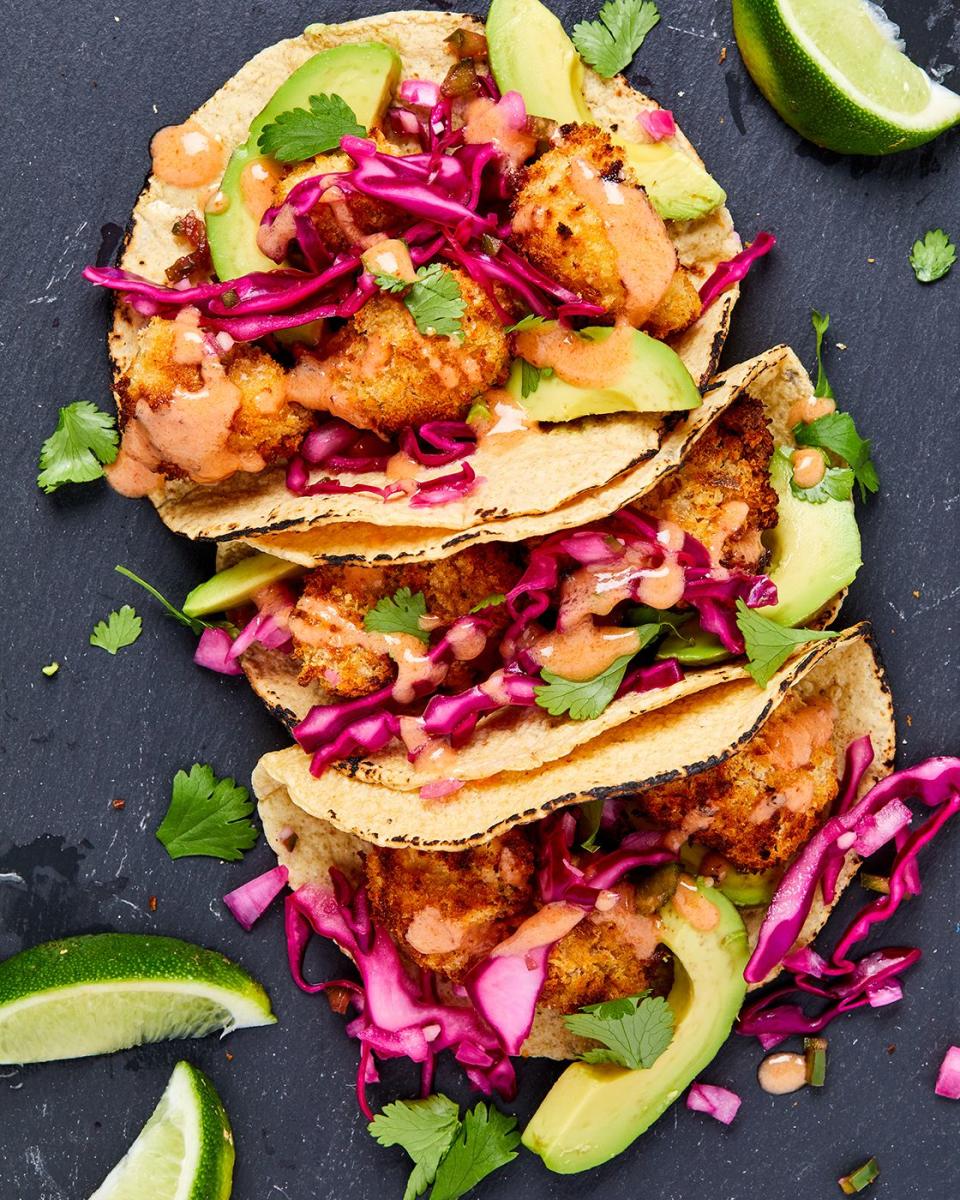 air fryer cauliflower tacos