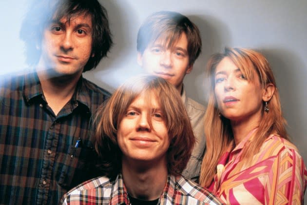 Sonic Youth in 1990. The cover of their album 'Goo' has spawned an inordinate number of memes. - Credit: Chris Carroll/Corbis/Getty Images