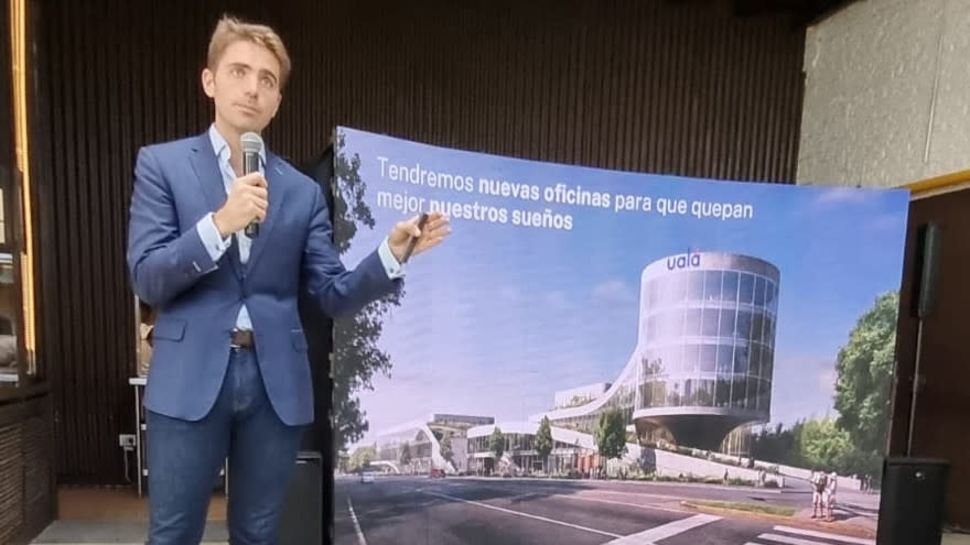 Pierpaolo Barbieri mostró la nueva sede futurista de Ualá