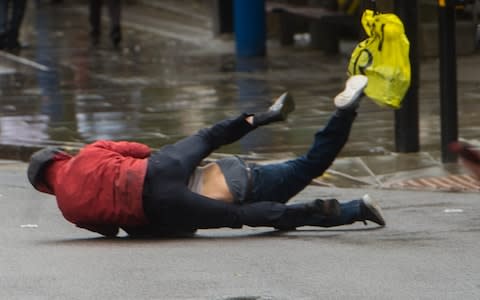 The man was tackled to the ground and restrained until police arrived - Credit: Allan Bentley/Cavendish Press