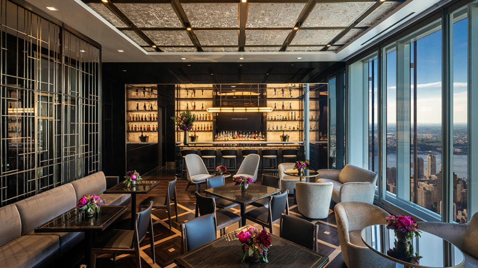 The Central Park Club’s private bar with a view. - Credit: Central Park Tower