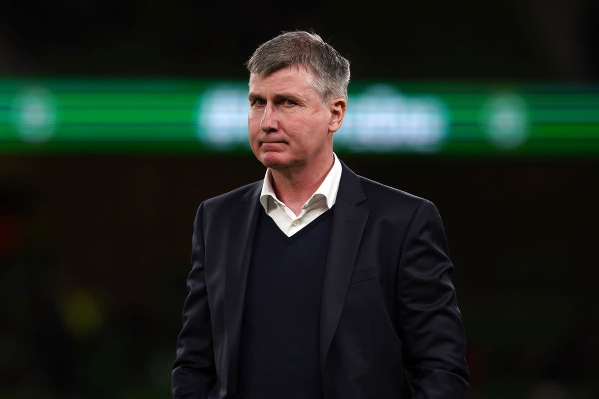 Republic of Ireland manager Stephen Kenny will not take a conservative approach against France (Brian Lawless/PA) (PA Wire)