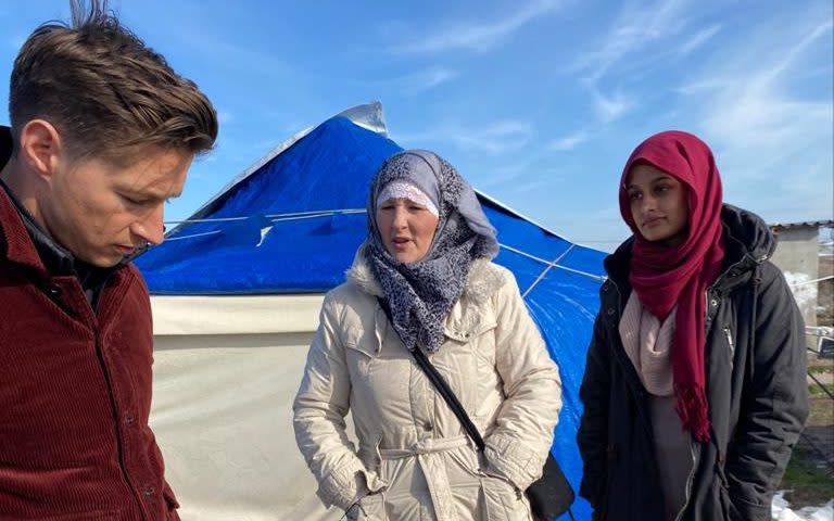 Shamima Begum and US/Canadian Kimberly Polman speaks to reporter James Longman