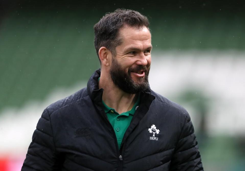 Andy Farrell’s Ireland have won eight games in a row (Brian Lawless/PA) (PA Wire)
