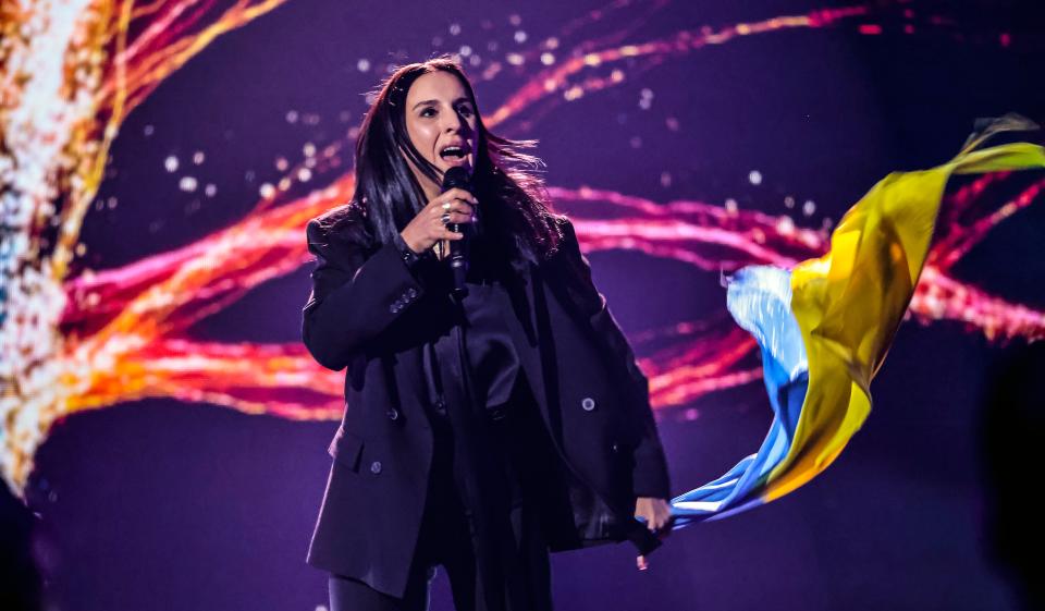 Ukrainian singer Jamala who won the Eurovision Song Contest in 2016 (Hannibal Hanschke/AP) (AP)
