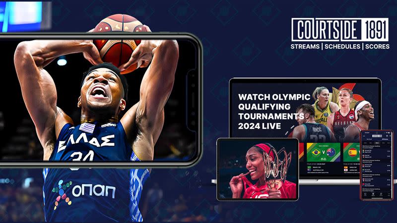 DAZN、FIBA、 Two Circles合作。（圖／DAZN提供）