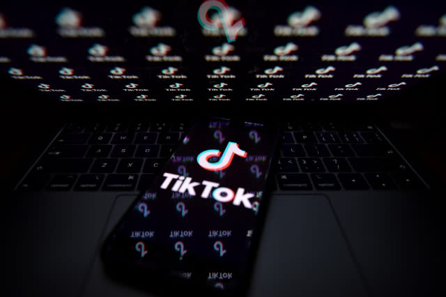 CHINA - 2020/09/14: In this photo illustration a TikTok logo is seen displayed on a smartphone. (Photo Illustration by SheldonÂ Cooper/SOPA Images/LightRocket via Getty Images)