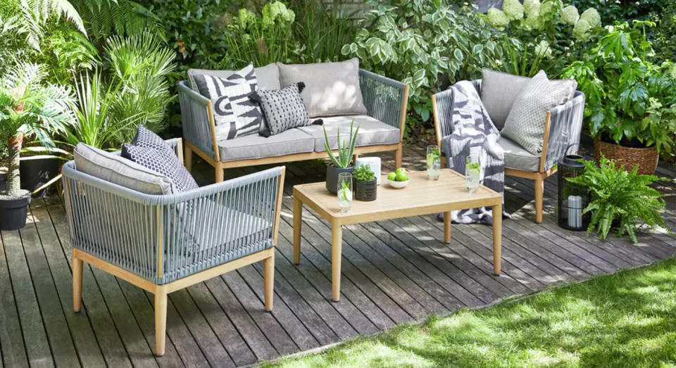 Argos has launched a huge sale on outdoor garden furniture, which includes sun loungers, as well as table and chairs. (Getty Images)