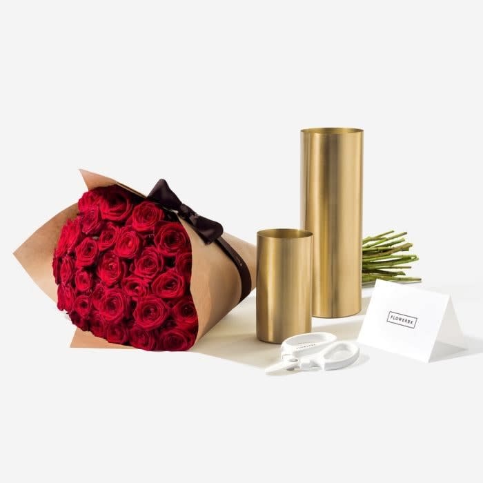 Extraordinary rose gift set (£170, FLOWERBX)