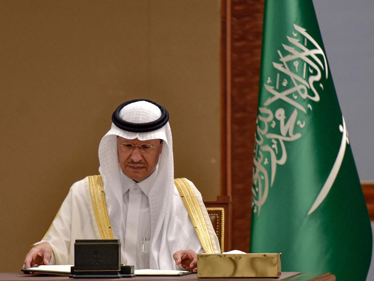 Saudi Arabia's energy minister Prince Abdulaziz bin Salman says OPEC+ could slash output further.