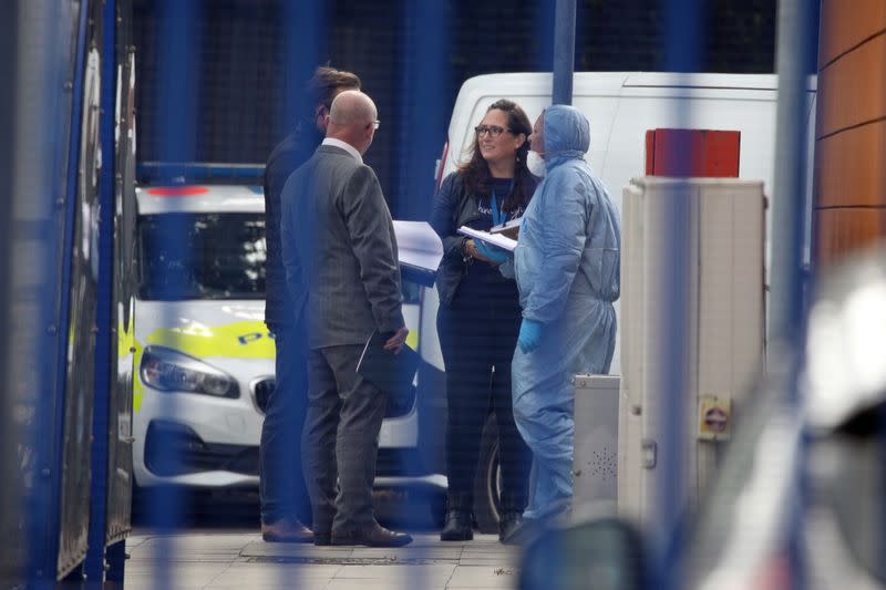 British police officer shot dead at custody centre in south London