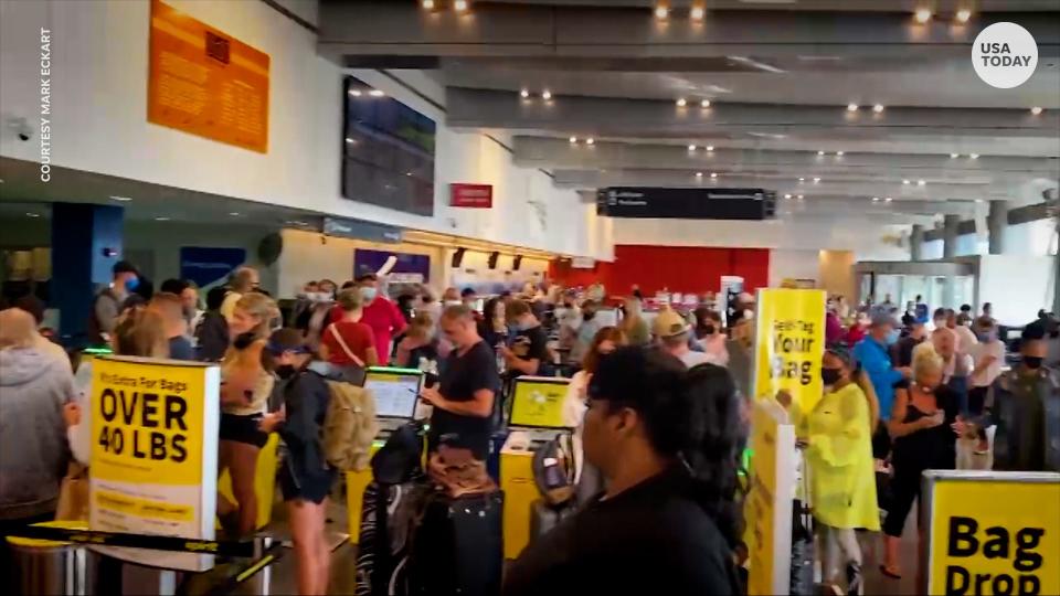 Hundreds of Spirit Airlines cancellations strand travelers.