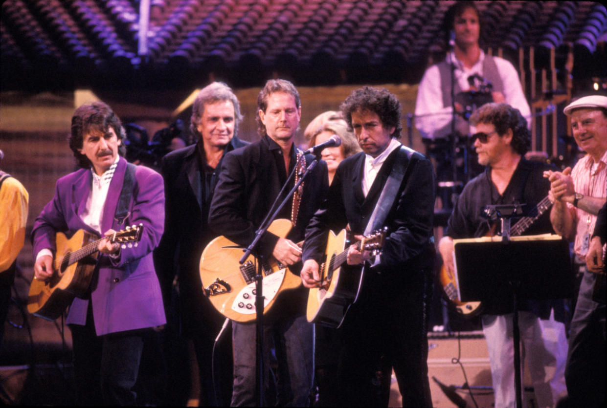 George Harrison at The Bob Dylan 30th Anniversary Celebration