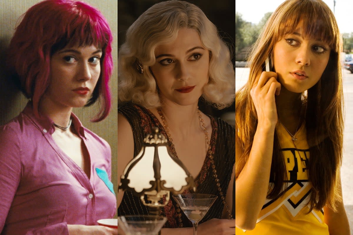 Chameleon: Winstead in ‘Scott Pilgrim vs the World’, ‘A Gentleman in Moscow’ and ‘Death Proof’ (Shutterstock/Paramount+)